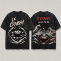 (M3T) The "Leave Me Be" Great Wave Crab Tee - Heavyweight Vintage Streetwear - Detailed Double-Sided Graphic