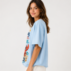 (M7T) Funny "Crabby" Beach T-Shirt - Double Sided Summer Graphic Tee - Cute Vacation Outfit