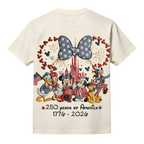 America 250 Celebration Cartoon Patriotic T-Shirt