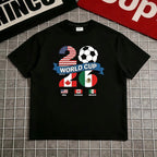 2026 Soccer Fan Graphic T-Shirt, USA Canada Mexico Football Tee, Unisex Match Day Shirt