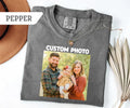 Custom Photo Shirt, Personalized T-Shirt, Custom Picture Tshirt, Your Photo Shirt, Family Picture Tee, Logo Image Shirts Gift