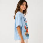(M7T) Funny "Crabby" Beach T-Shirt - Double Sided Summer Graphic Tee - Cute Vacation Outfit
