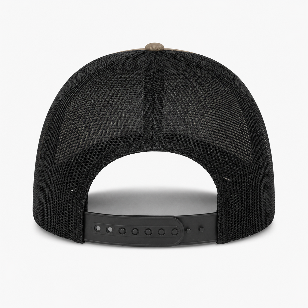 Baseball Trucker Hat, Leather Patch Baseball Cap, Adjustable Sports Mesh Back Hat