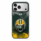 Green & Gold Football Helmet Phone Case