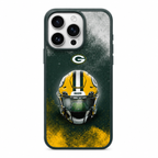 Green & Gold Football Helmet Phone Case