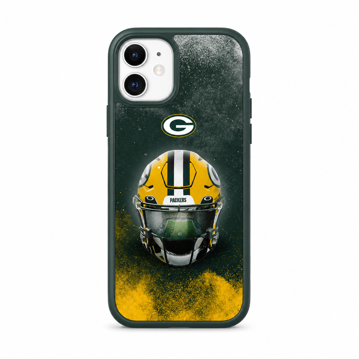 Green & Gold Football Helmet Phone Case
