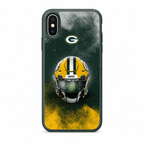 Green & Gold Football Helmet Phone Case