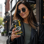 Green & Gold Football Fan Phone Case