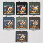 Bold Americana Humor Graphic T-Shirt, WTF Is A Kilometer Tee, Unisex Patriotic Eagle Shirt