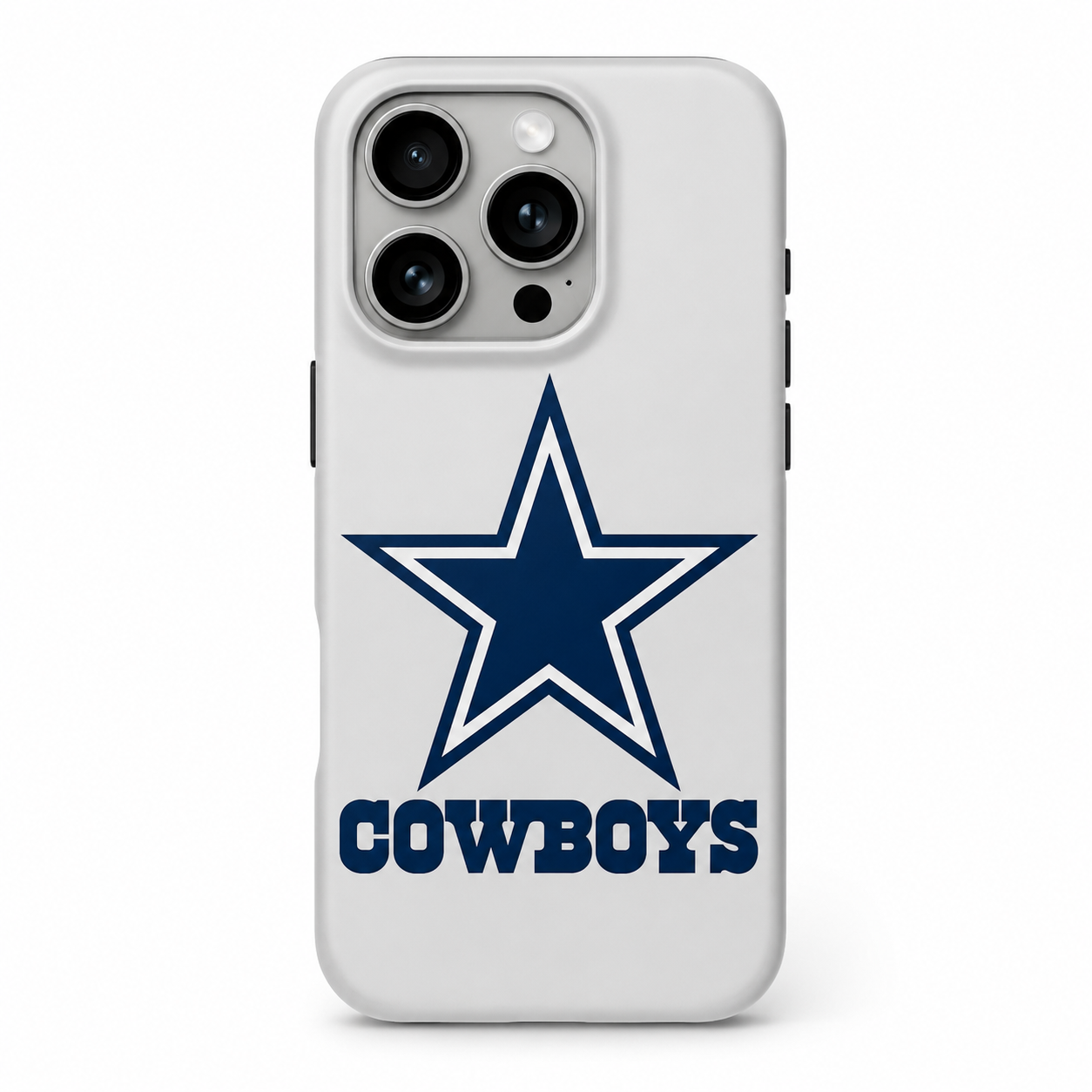 Blue Star Football Fan iPhone Case – Premium Protective Cover