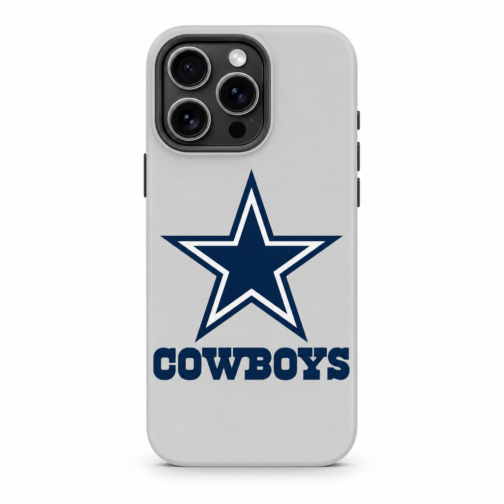Blue Star Football Fan iPhone Case – Premium Protective Cover