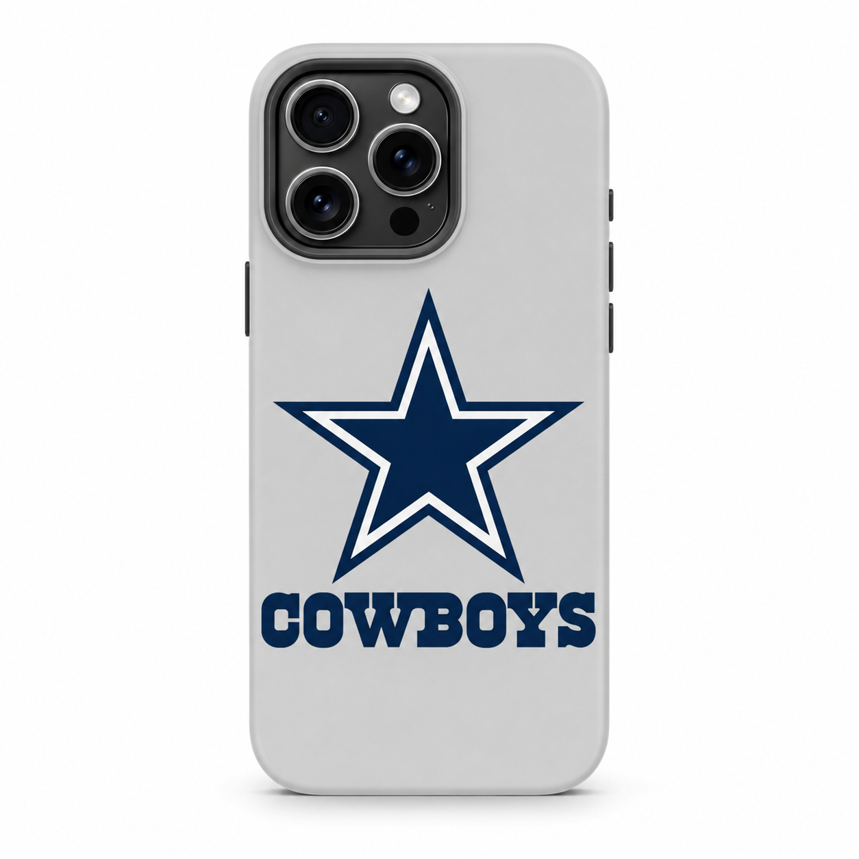 Blue Star Football Fan iPhone Case – Premium Protective Cover