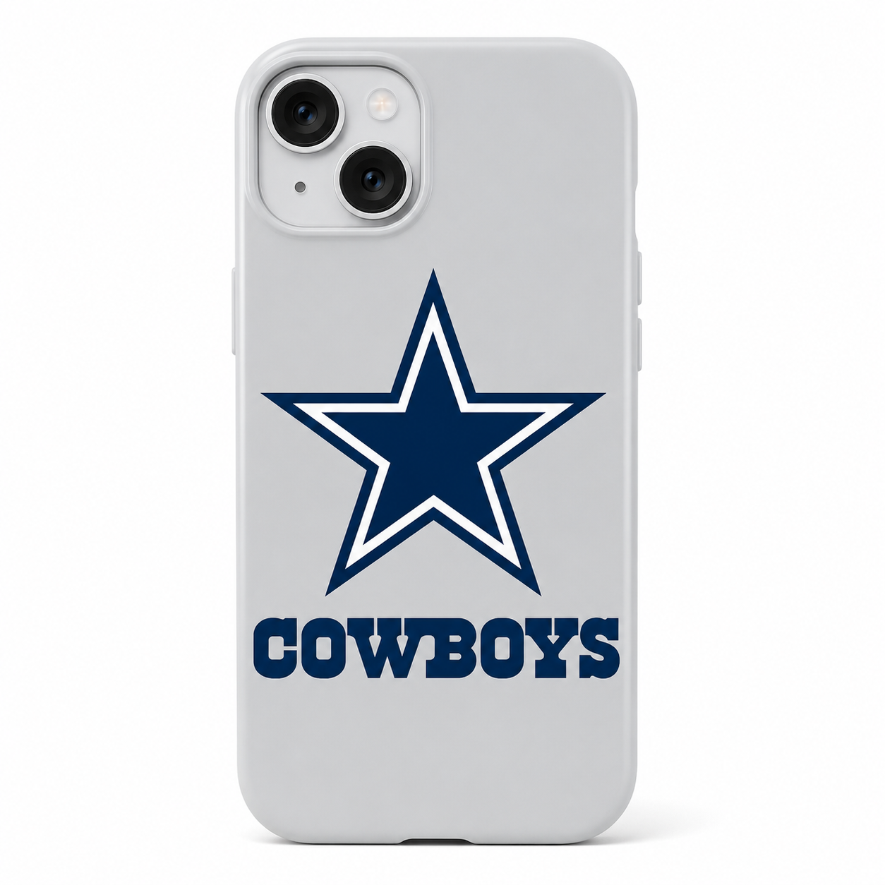 Blue Star Football Fan iPhone Case – Premium Protective Cover