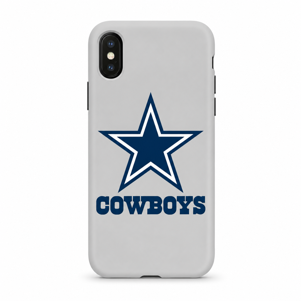 Blue Star Football Fan iPhone Case – Premium Protective Cover