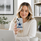Blue Star Football Fan iPhone Case – Premium Protective Cover