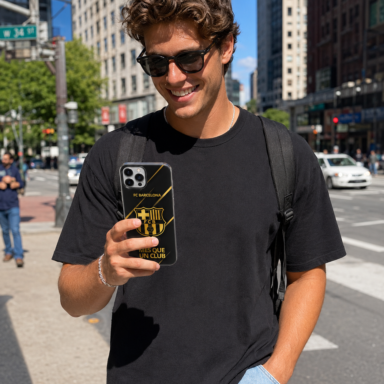 Premium Soccer Fan Style Protective Case – Compatible with iPhone X to iPhone 17 Pro Max