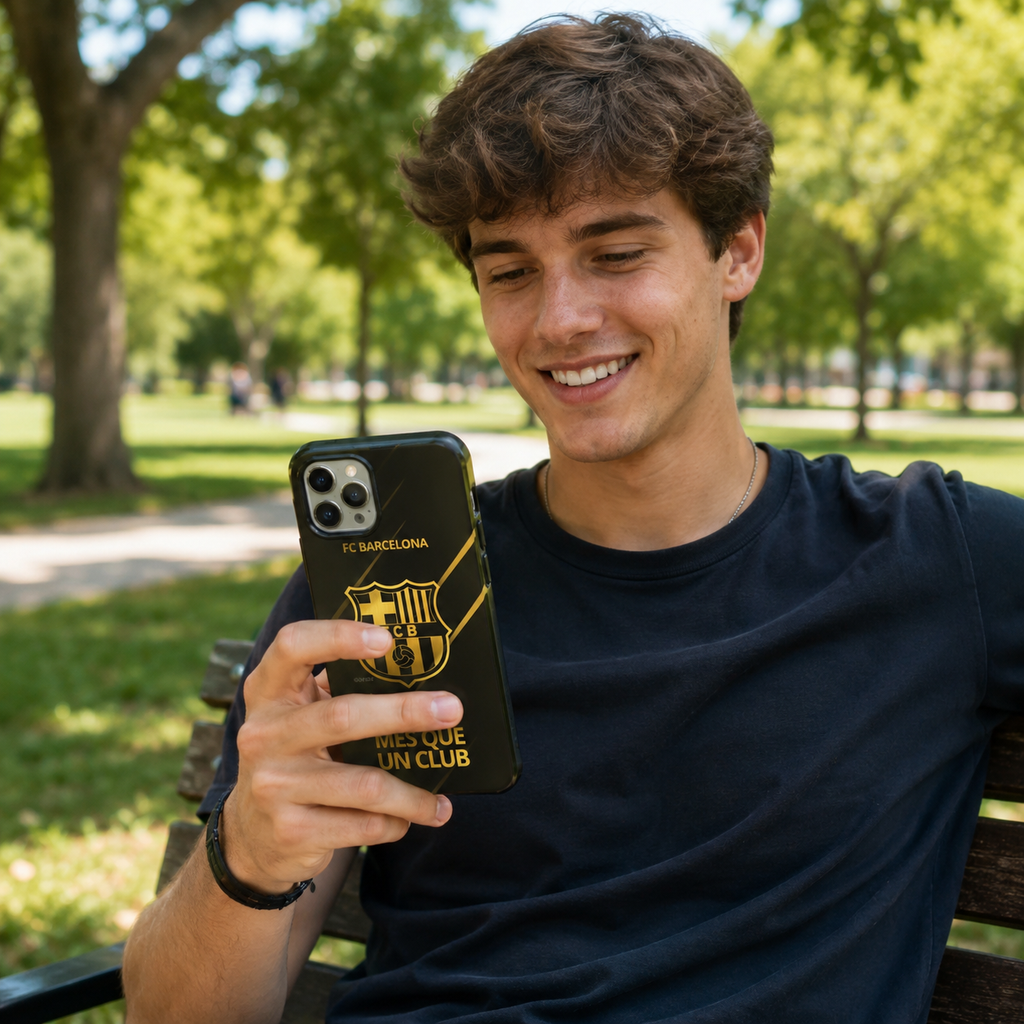 Premium Soccer Fan Style Protective Case – Compatible with iPhone X to iPhone 17 Pro Max