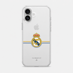 Royal White Soccer Fan iPhone Case – Premium Clear Protective Cover