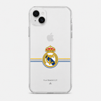 Royal White Soccer Fan iPhone Case – Premium Clear Protective Cover