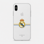 Royal White Soccer Fan iPhone Case – Premium Clear Protective Cover