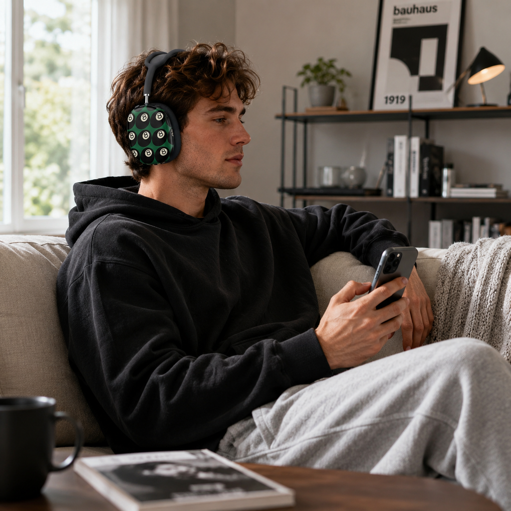 Lucky 8 Ball Headphone Covers