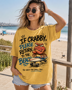 Crab Mode Activated T-Shirt – Natural