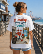 Beach Visa Approved Crab T-Shirt