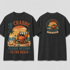 Crabby Sunset Beach Return T-Shirt