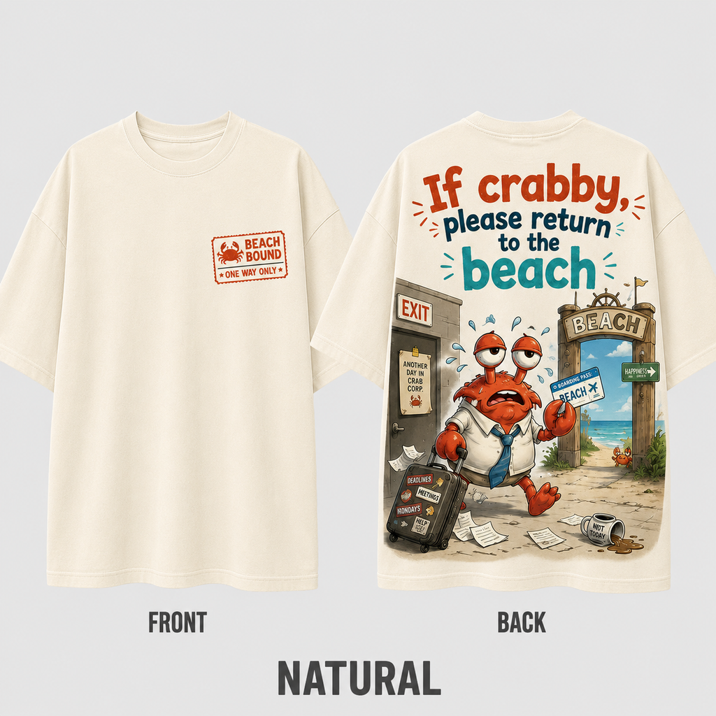 Beach Bound Crab Escape T-Shirt