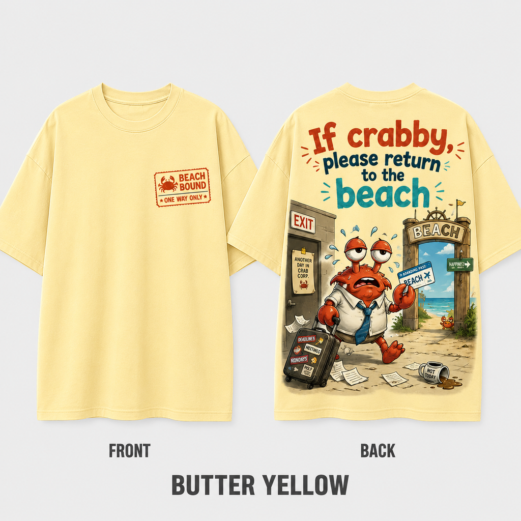 Beach Bound Crab Escape T-Shirt