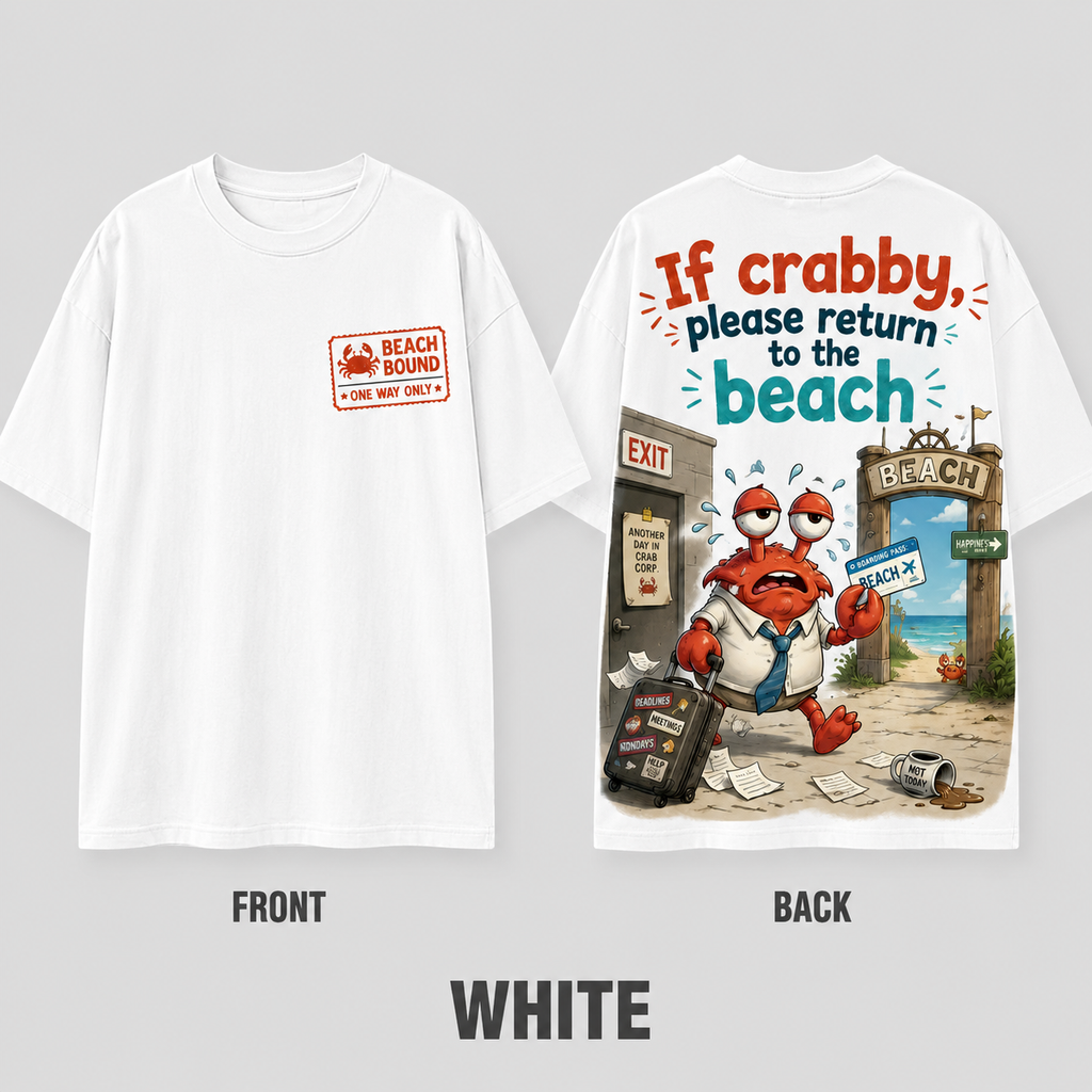 Beach Bound Crab Escape T-Shirt