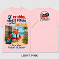 Beach Visa Approved Crab T-Shirt