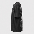 The Great Divide Collage T-Shirt – Washed Black