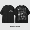The Great Divide Collage T-Shirt – Washed Black