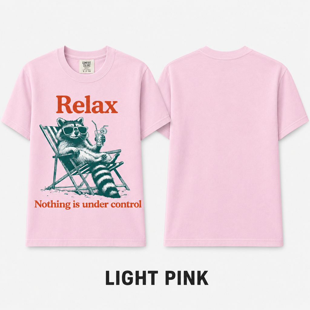 Nothing Under Control Raccoon T-Shirt