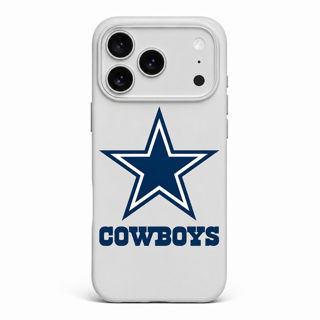 Blue Star Football Fan iPhone Case – Premium Protective Cover