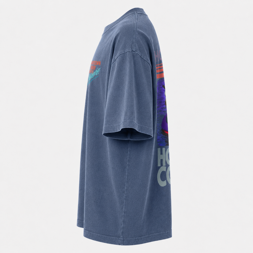 Hoochie Coochie River Float T-Shirt – Washed Blue