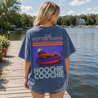 Hoochie Coochie River Float T-Shirt – Washed Blue