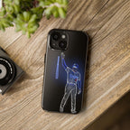 Neon Baseball Player Phone Case