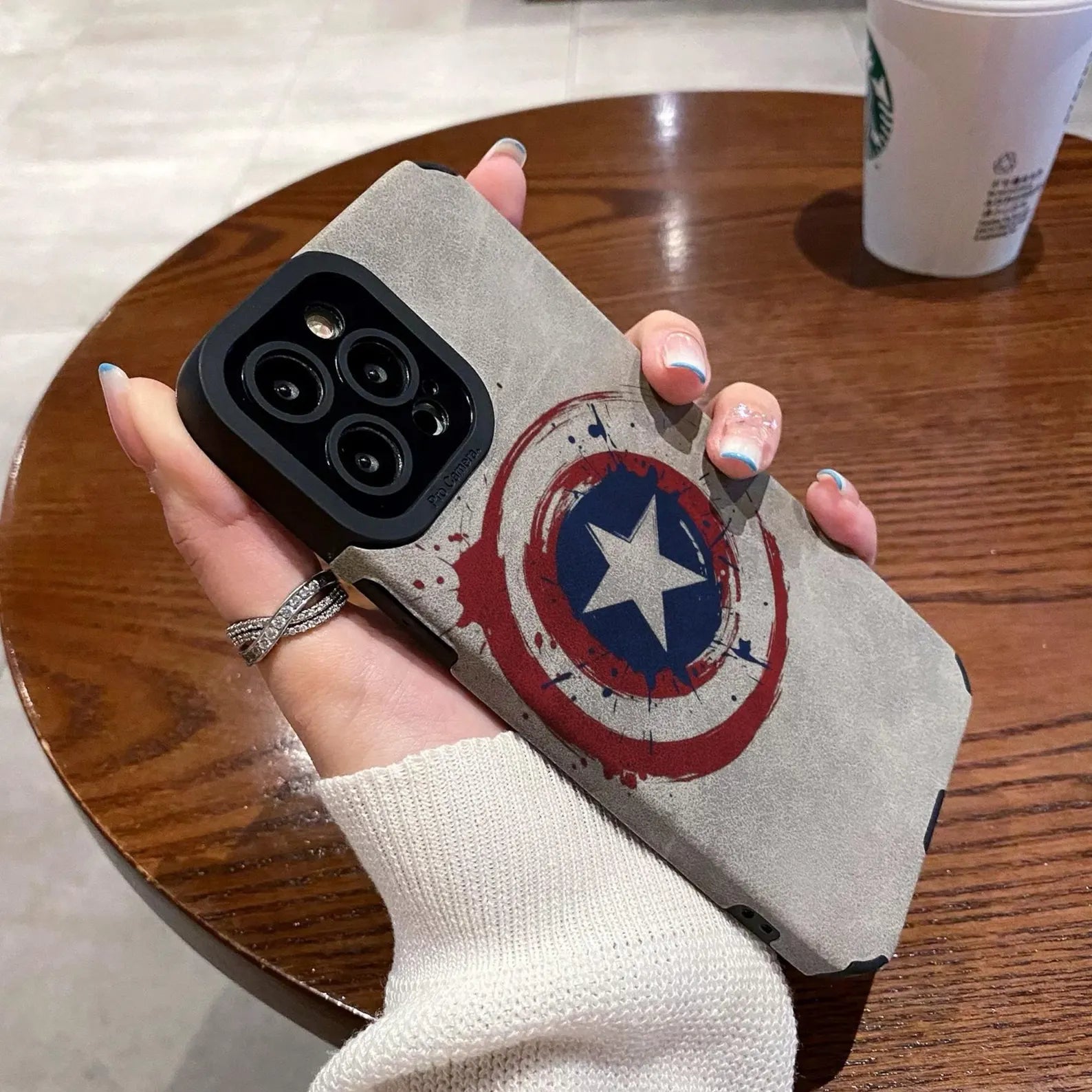 Vintage Patriot Shield Phone Case