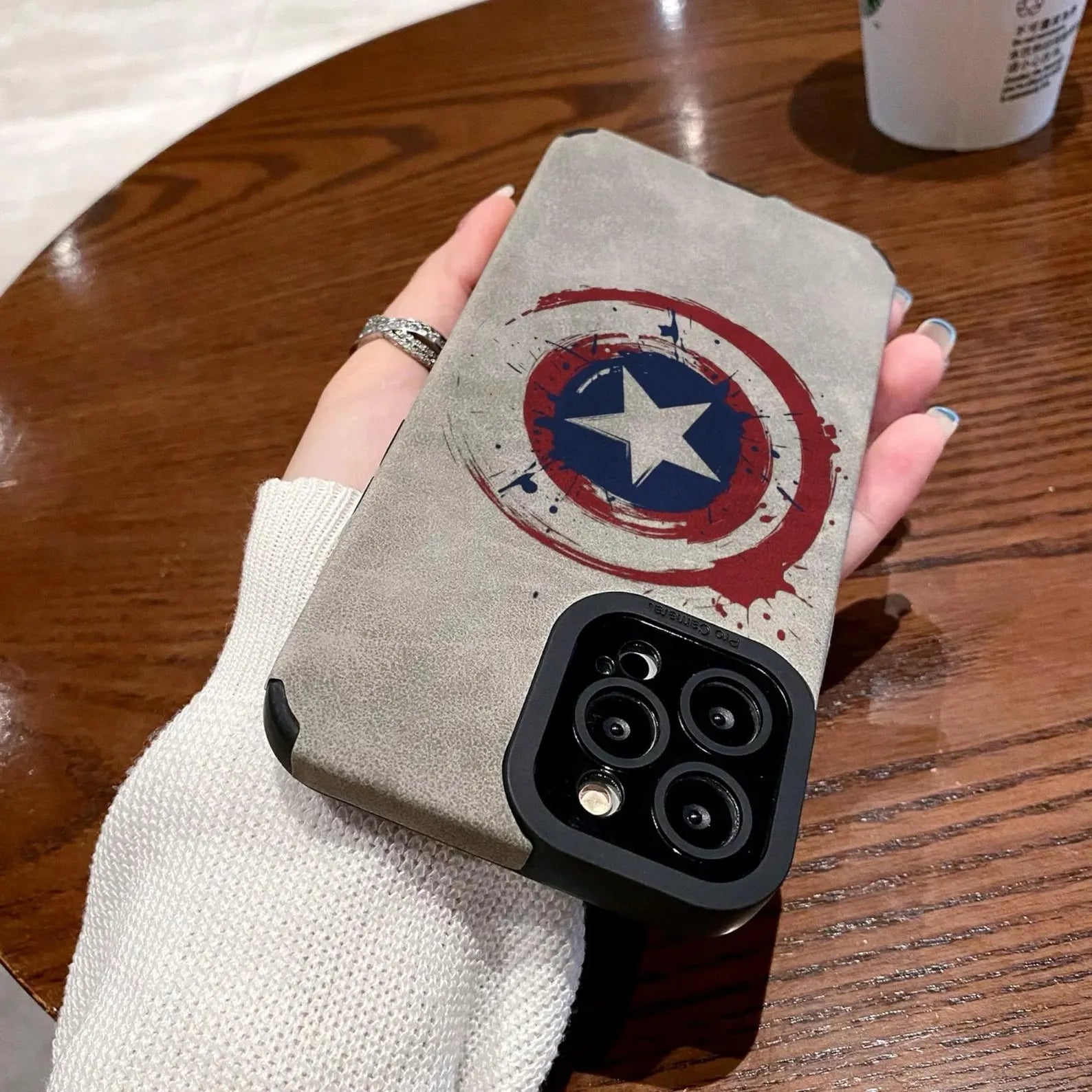 Vintage Patriot Shield Phone Case