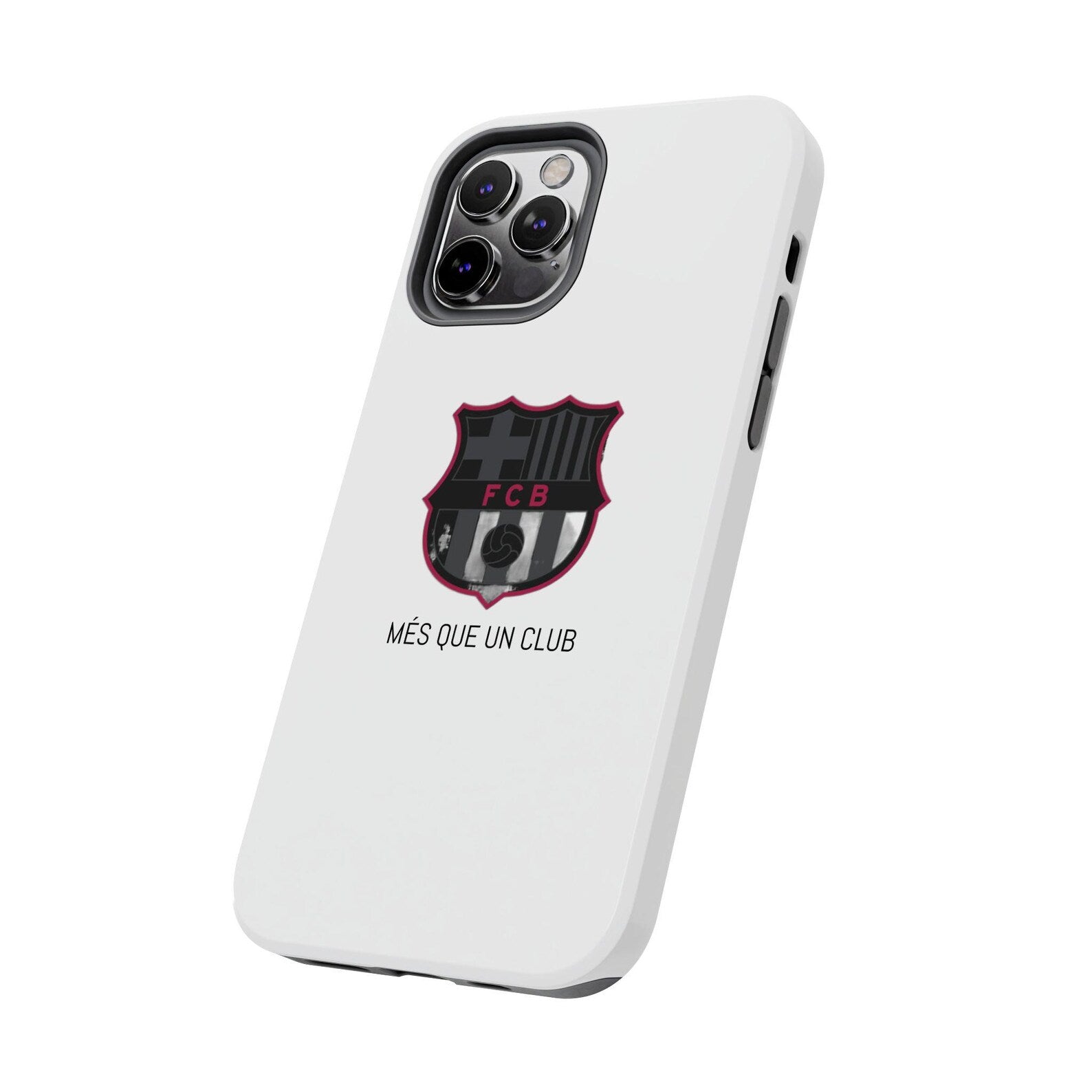 Black & Crimson Football Fan Phone Case