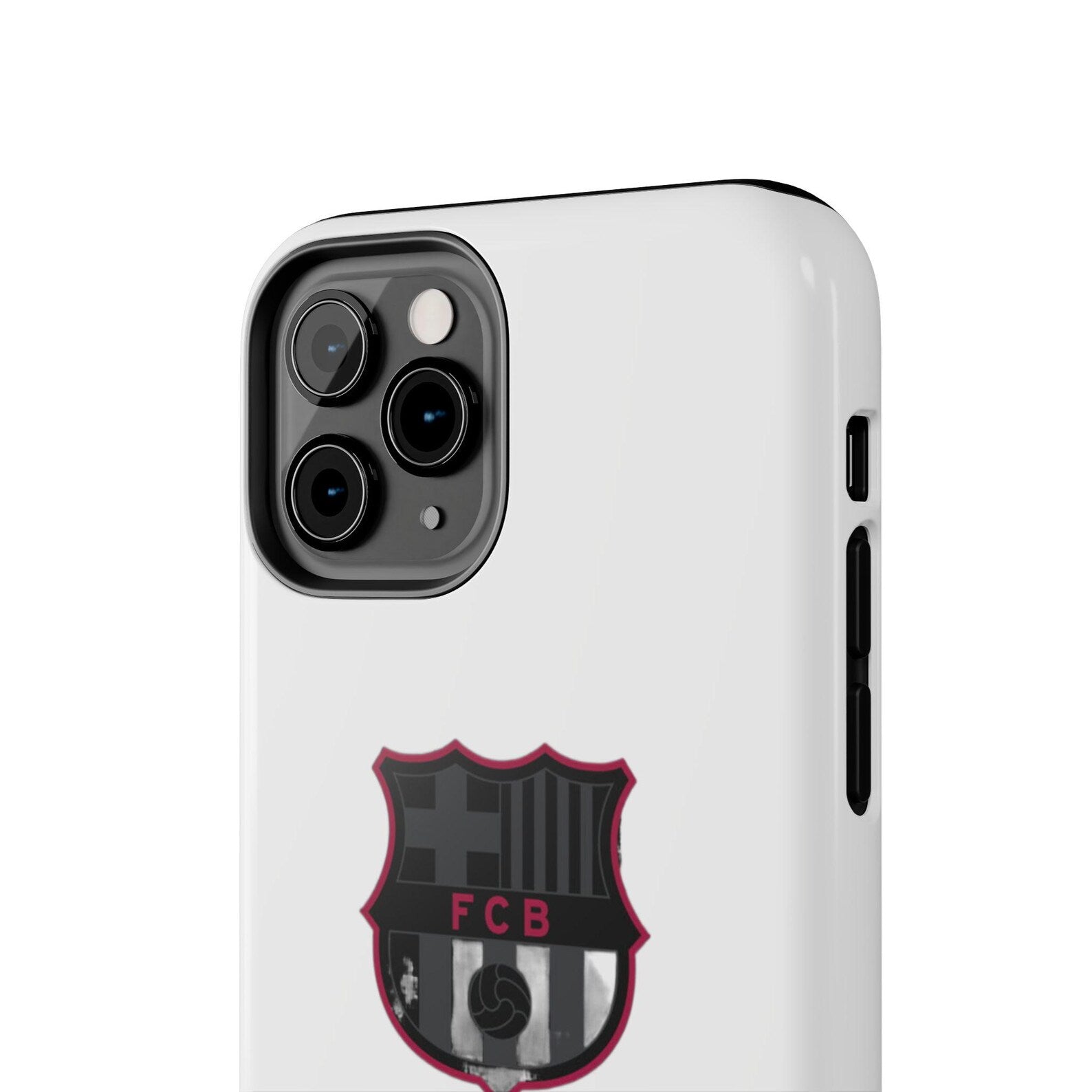 Black & Crimson Football Fan Phone Case