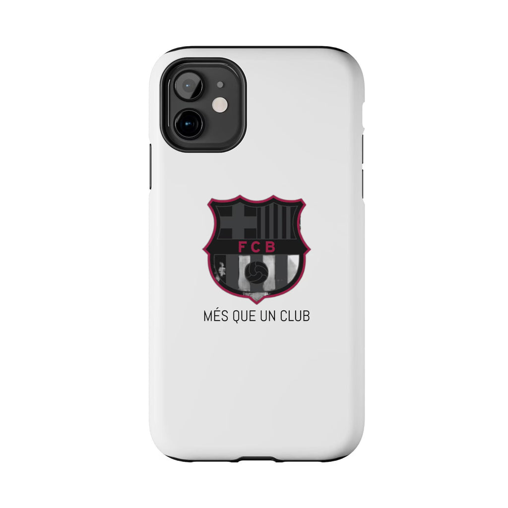 Black & Crimson Football Fan Phone Case
