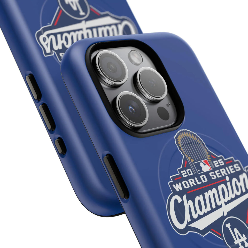 Blue Baseball Champions Phone Case