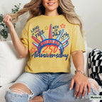 Liberty Crown 250th Anniversary Graphic T-Shirt, 4th of July Patriotic Tee, Unisex USA Celebration Shirt