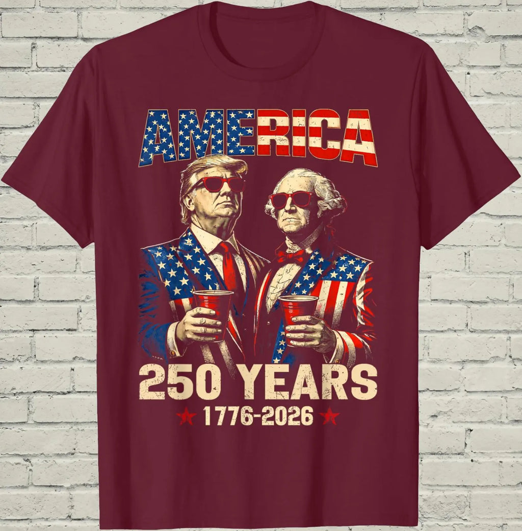 250 Years of America Shirt, Patriotic 1776–2026 Graphic Tee