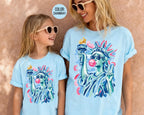 Statue of Liberty Graphic T-Shirt – Colorful Patriotic Summer Tee