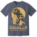 Personalized Dadzilla T-Shirt Father Day Gifts for Dad Funny Papa Tshirt Cool Daddy Dinosaur Tee