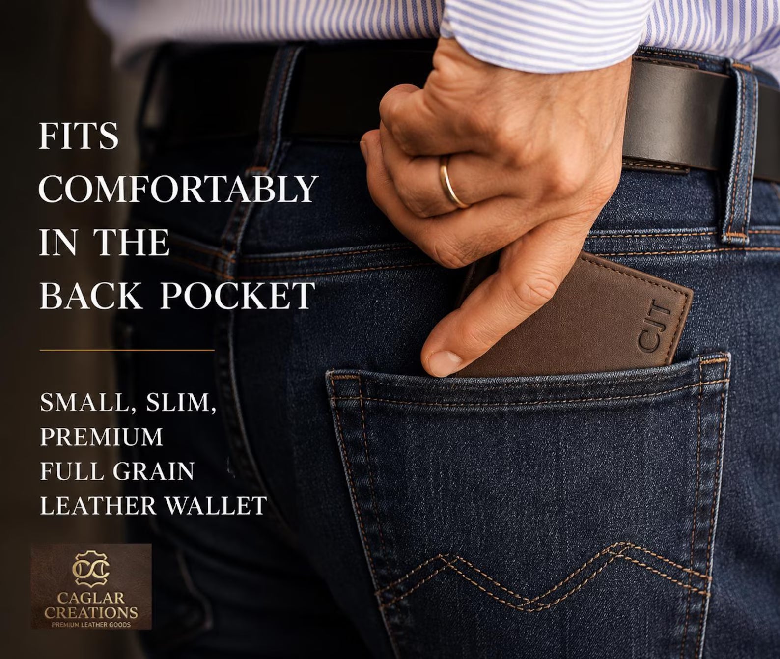 Custom Engraved Full Grain Leather Wallet, Personalized Men’s Photo Wallet, Handmade Bifold Gift for Dad
